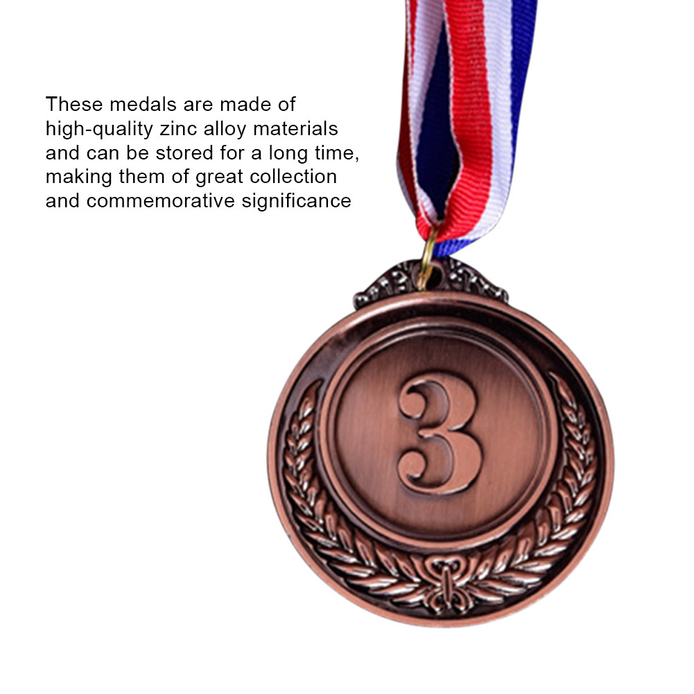 10Pcs Metal Award Medals 2 Inch Winner Reward Badge for Classrooms ...