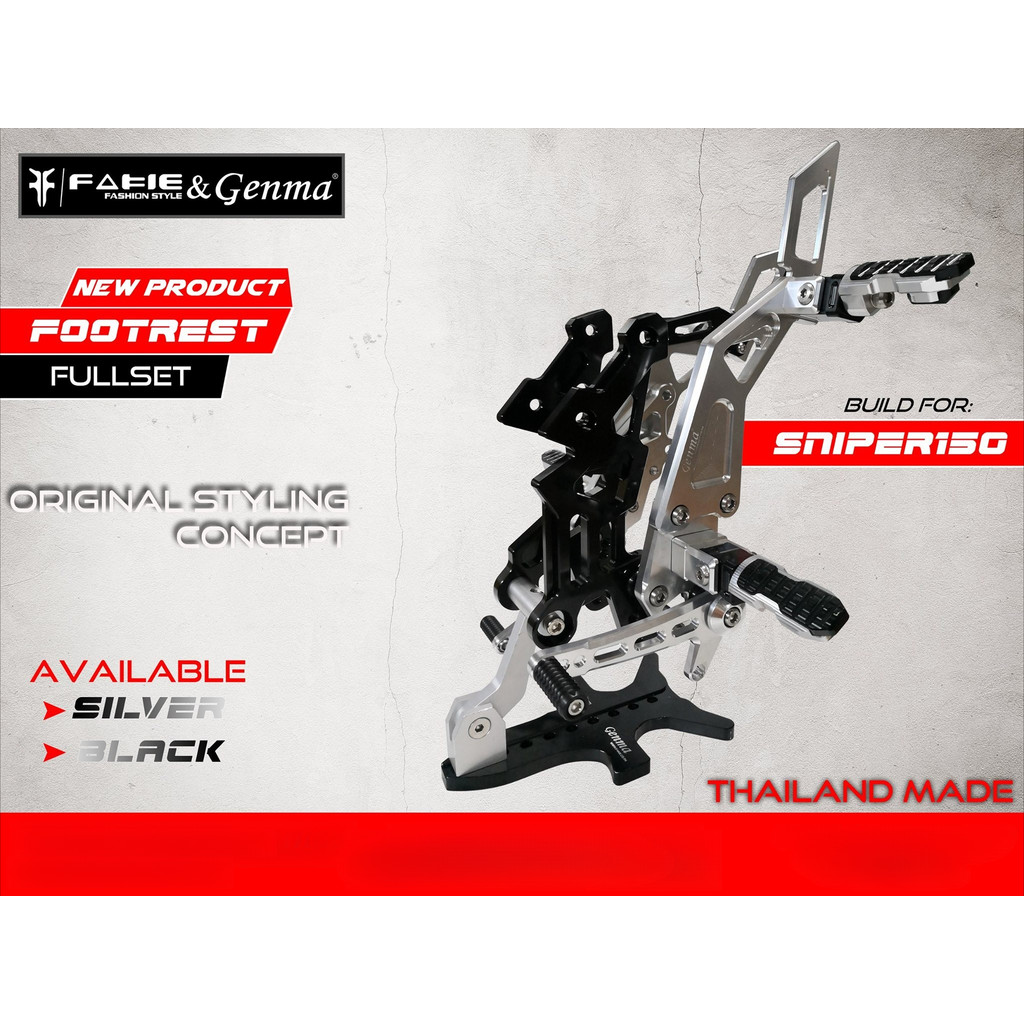 Genma Full set shifter Sniper 150 Sniper 155 Genma Thailand Full Alloy ...
