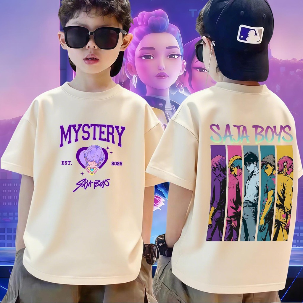 COD Coolbo Korean Style Tshirt for Kids Boy Kpop Demon Hunters Saja ...