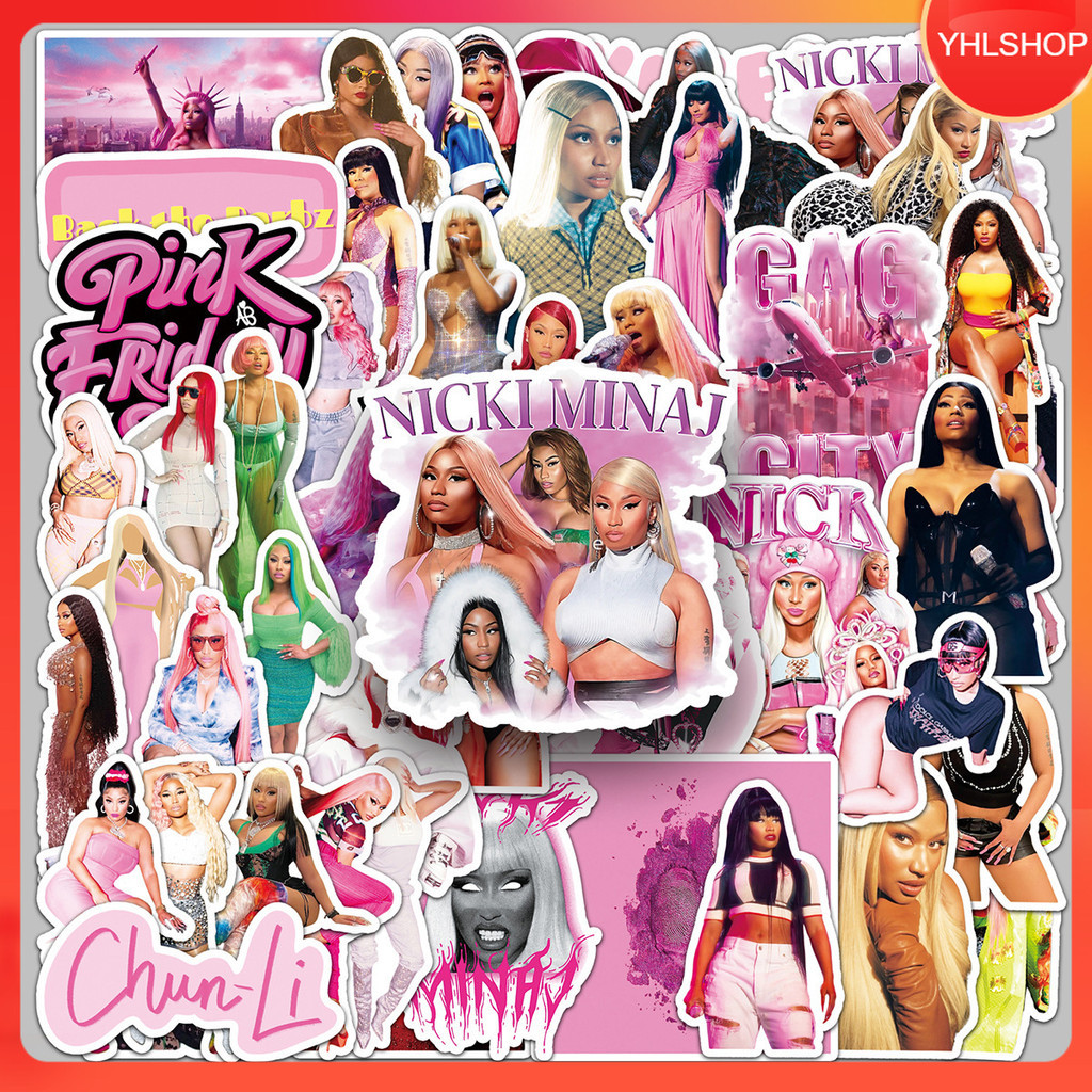 Sent From Thailand 50 Types Of Stickers Singer Rapter Nicki Minaj ...