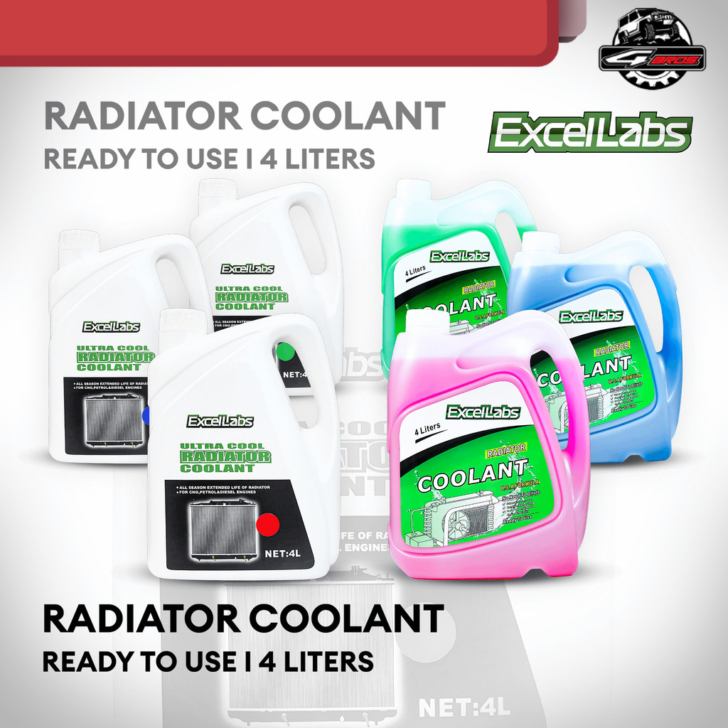 Excellabs Ready To Use Radiator Coolant for Car and Motorcycle (Green ...