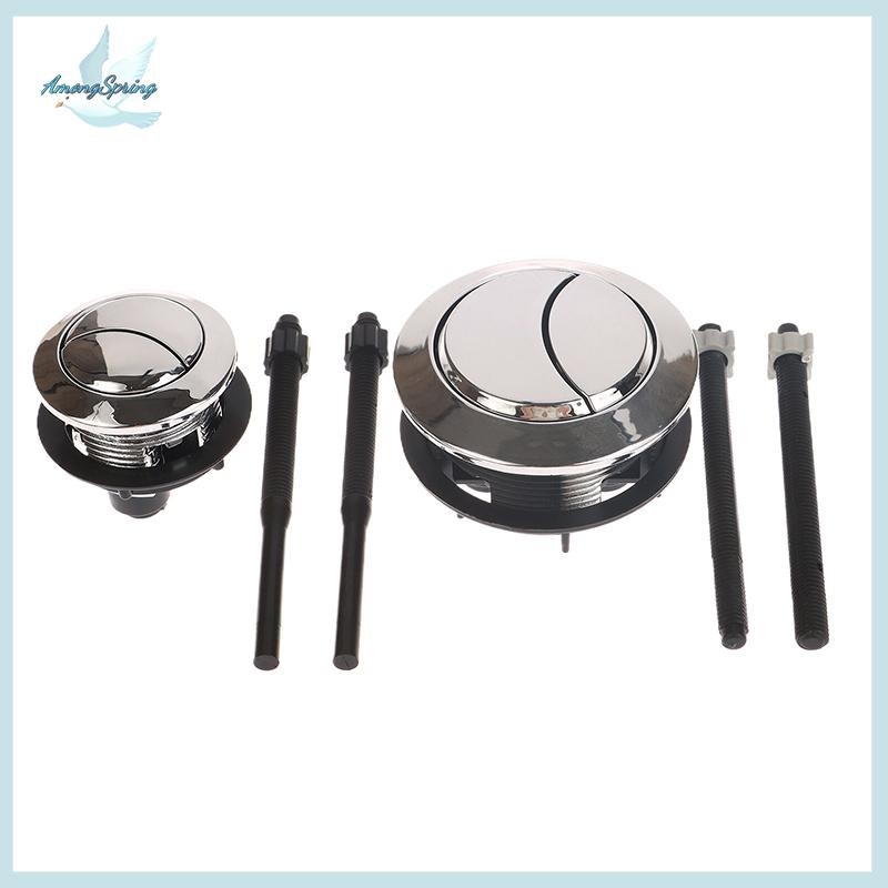 AmongSpring> 1Pc Universal Dual Flush Toilet Water Tank Button Round ...