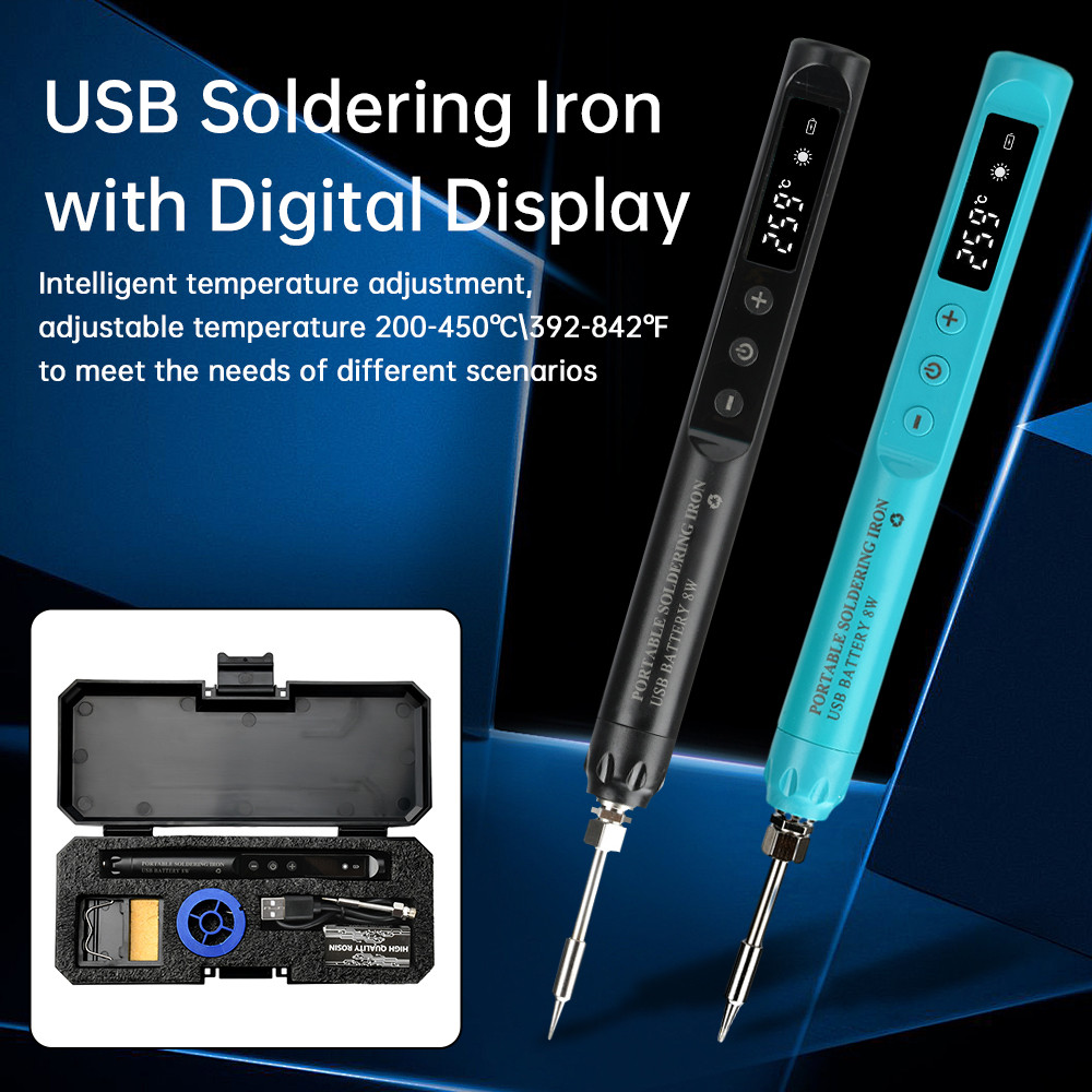 Digital USB soldering iron New USB intelligent temperature adjustable ...