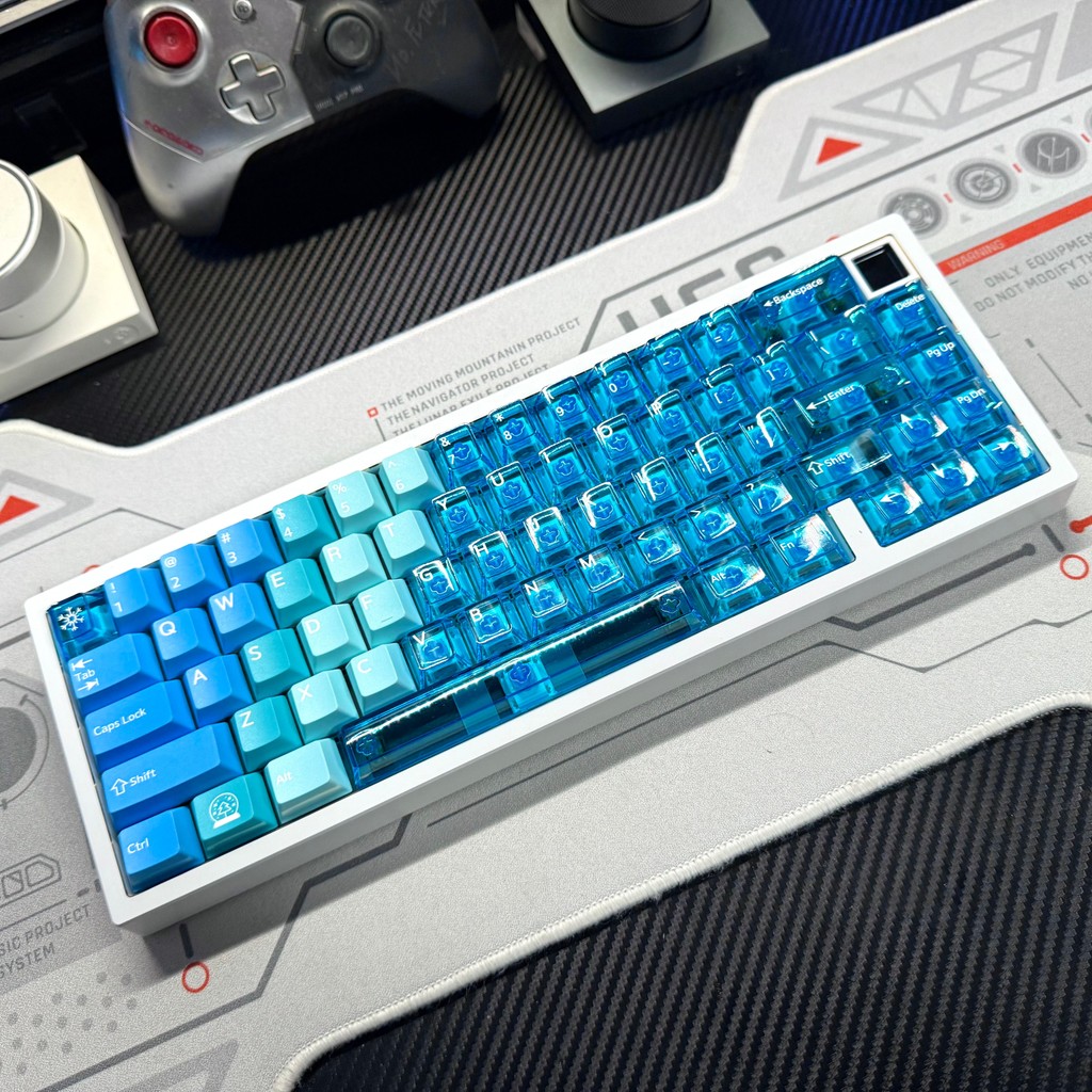 keycaps keycaps custom Hawaiii Snow Mountain Keycap Large Full Set PBT ...