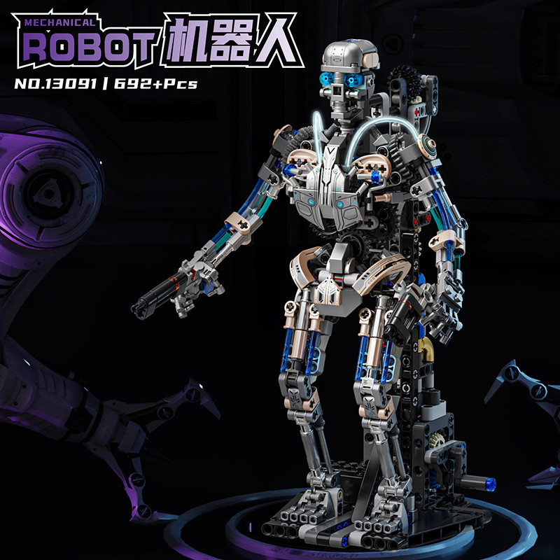 [Mechanical Skeleton Robot] Lighting Remote Control Assembling Building ...