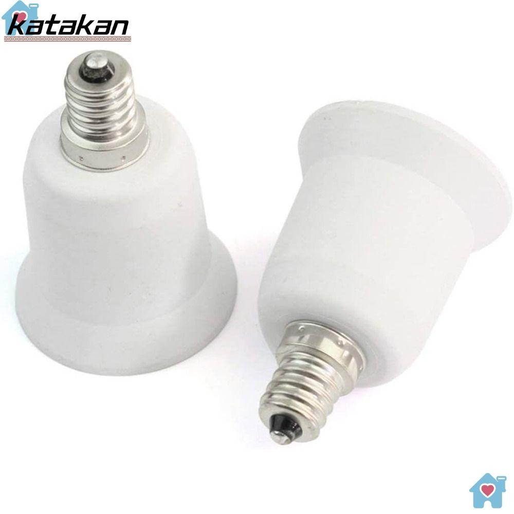 thumbnail image 2 of 10-Pack E12 To E27 Candelabra Socket Adapter - Convert Light Bulb Bases, LED Compatible 2 of 4