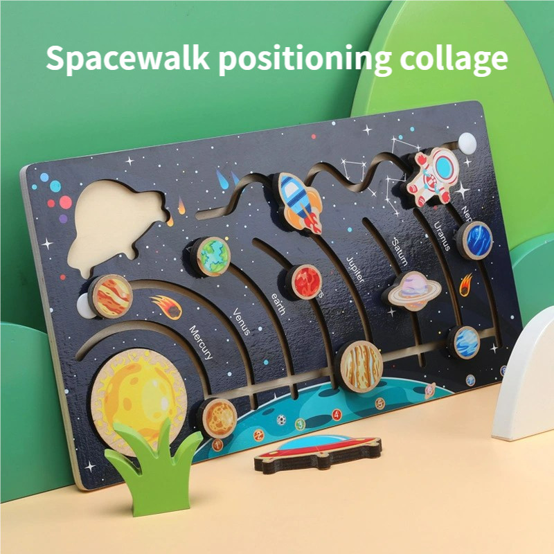 Solar System Board Puzzle Game Eight Planets Outer Space Cognitive ...