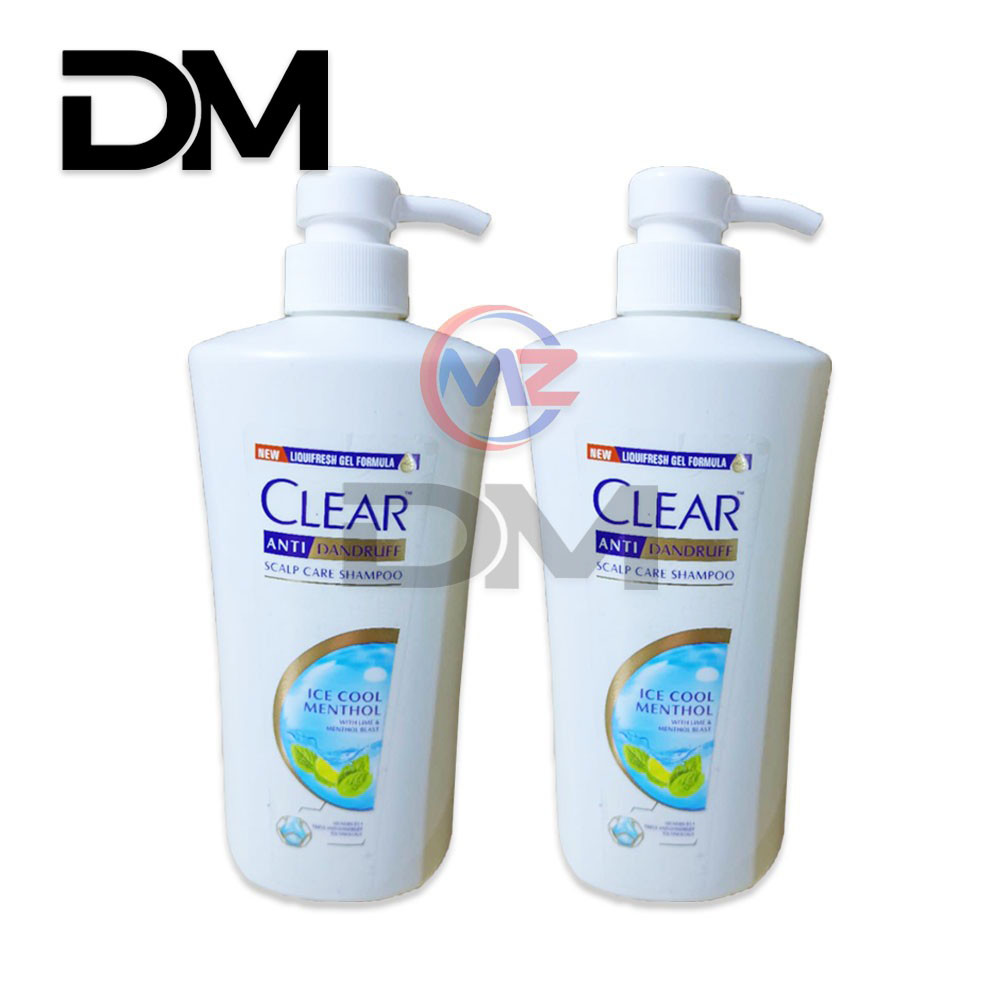 DM ( BUY 1 TAKE 1 ) CLEAR ICE COOL MENTHOL Shampoo Anti Dandruff 750ml ...