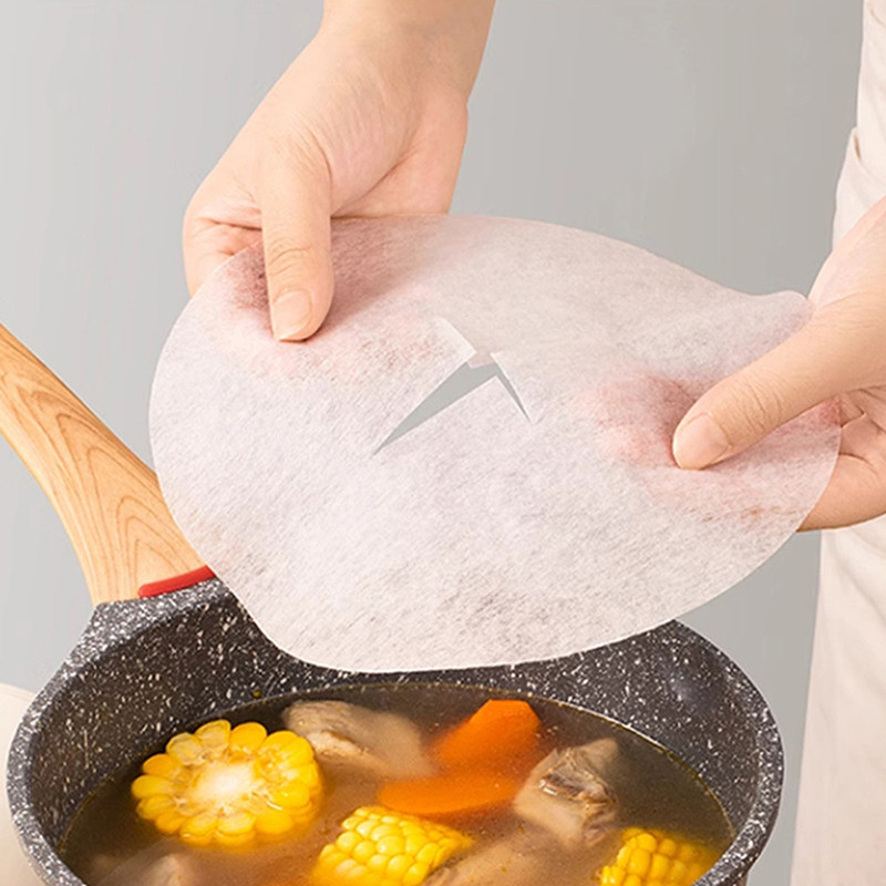 [newnorthcast] 60 Sheets Disposable Oil-Absorbing Paper Food Soup Oil ...