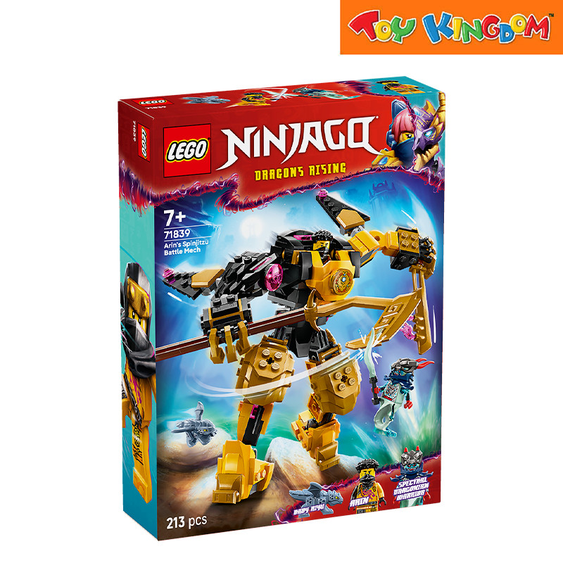 LEGO® Ninjago 71839 Arin's Spinjitzu Battle Mech 2025 213pcs Building ...