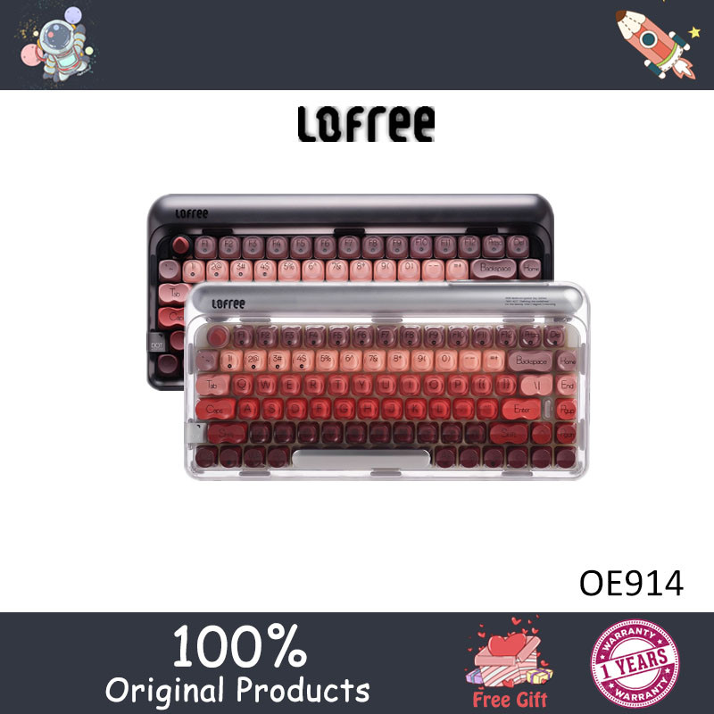 Lofree Lipstick Black Tube Wireless three mode hot swappable mechanical ...