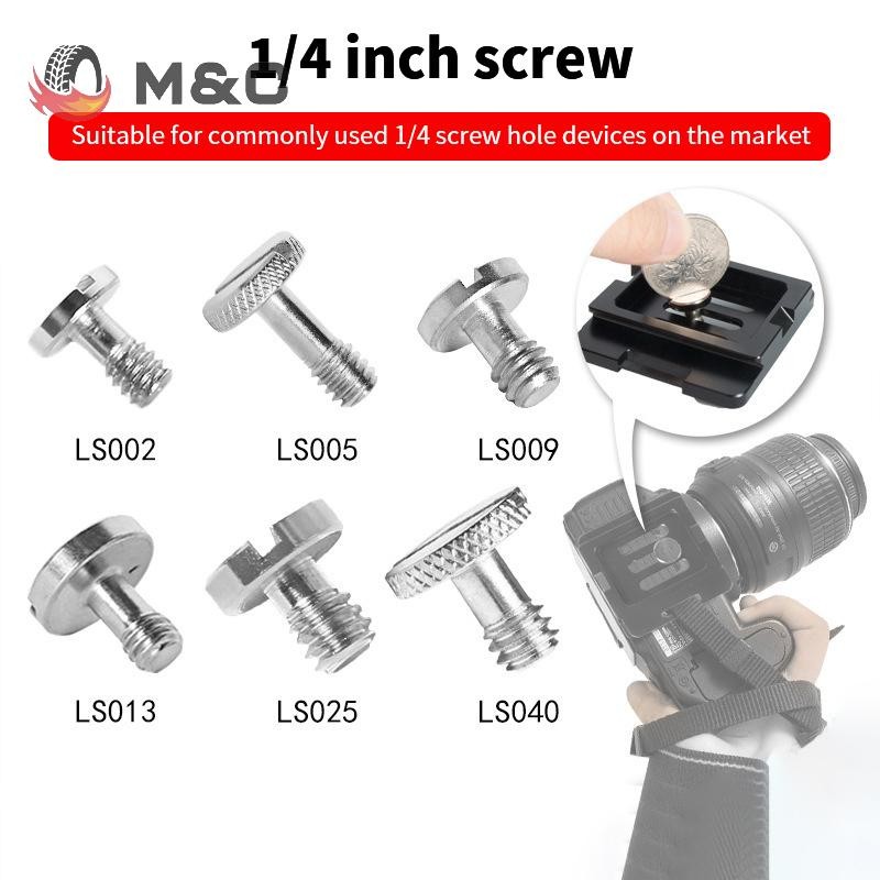 TCPH High Quality Camera Screw Set 1/4 Inch Quick Release Plate Screw ...
