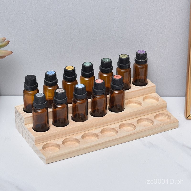Wooden Grid Wholesale Rack Essential Oil Display Rack Essential ...