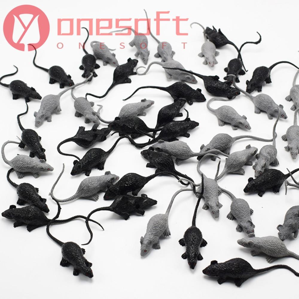 ONE-SOFTNESS 10pcs Rat, Fake Mini Mouse Model, Hallowen Party Decor ...