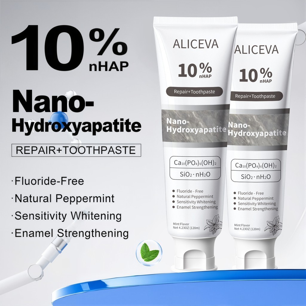 ALICEVA 10%Hydroxyapatite Toothpaste Whitening And Stain Removal ...