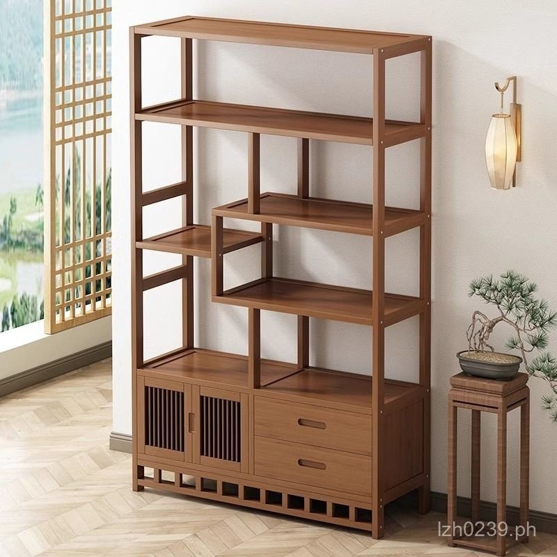 Display Cabinet Bogu Non-Solid Wood Bogu Rack Multi-Treasure Pavilion ...