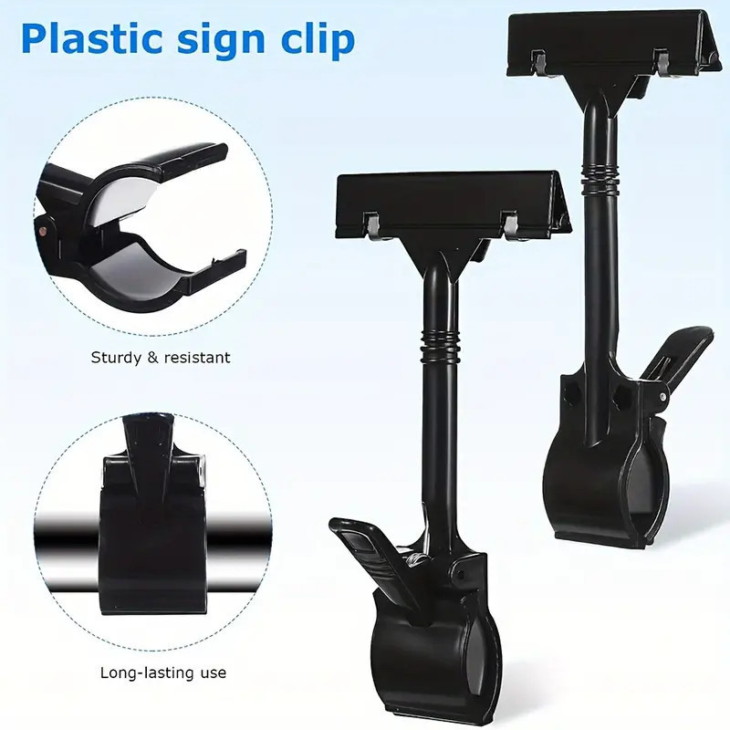Plastic Price Clip for Price Tag Support Clip Store Supermarket Sign ...