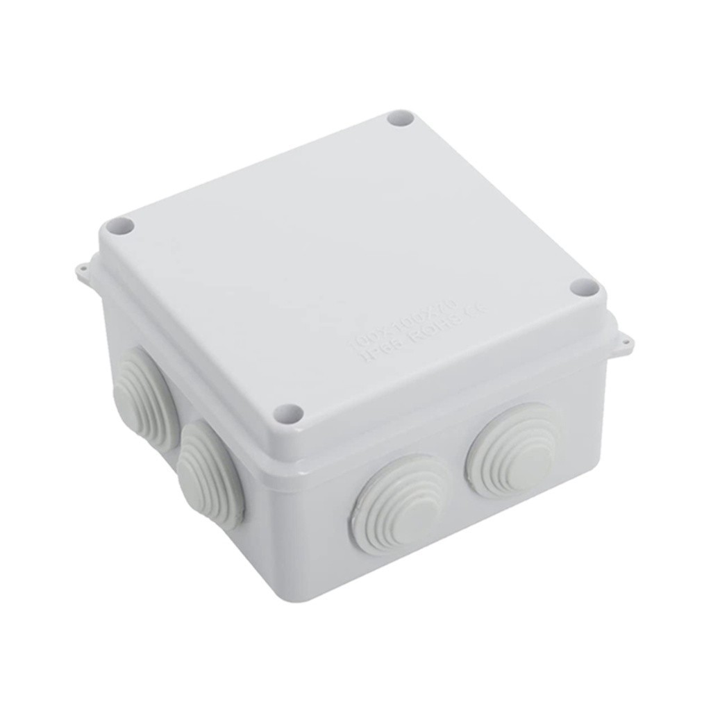 IP65 Waterproof Connection Box – 100x100x70mm Electrical Enclosure ...