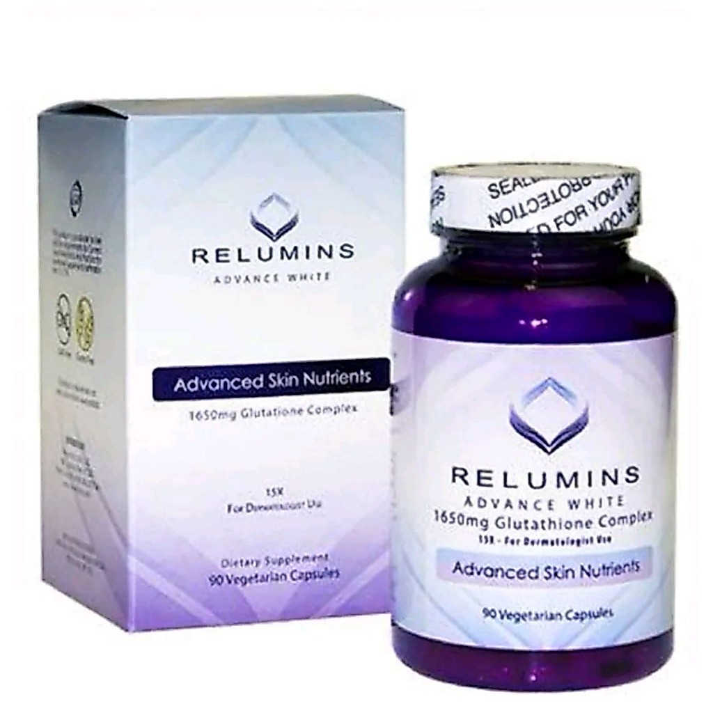 relumins glutathione philippines RELUMINS, L-Glutathione Bot 1000mg 60 Vegetarian Capsules Relumins Advance White 1650mg Glutathione