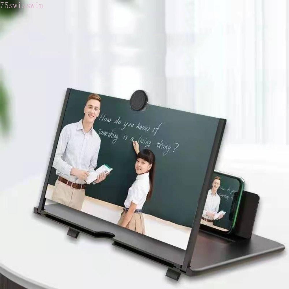 SWISSWIN Enlarge Stand Magnifying Glass 10/12 inch Screen Magnifier ...