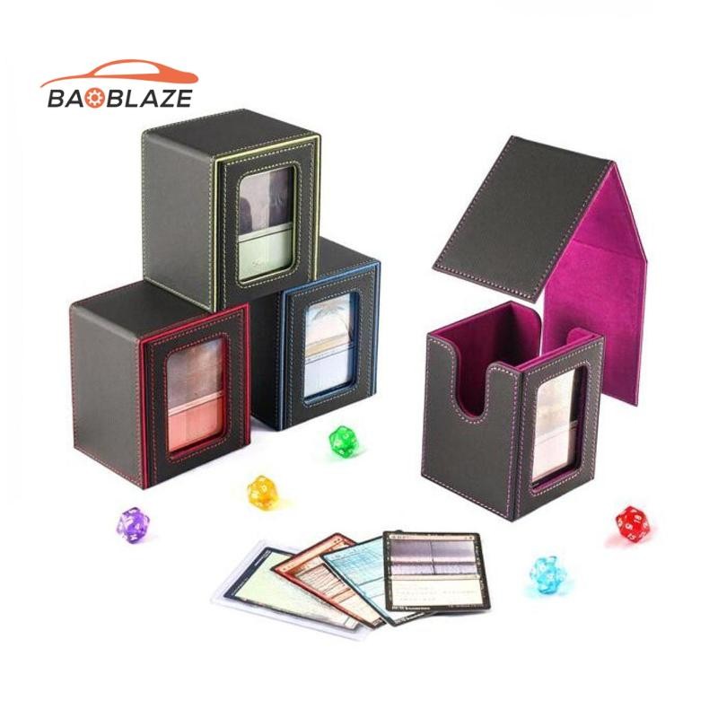 [Baoblaze] Card Deck Box Deck Case Gaming Card Holder Magnetic Closure ...