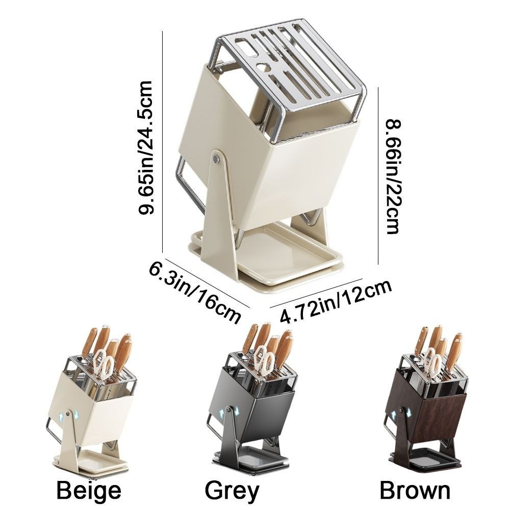 Rotating tool storage rack, drain storage rack, countertop integrated ...