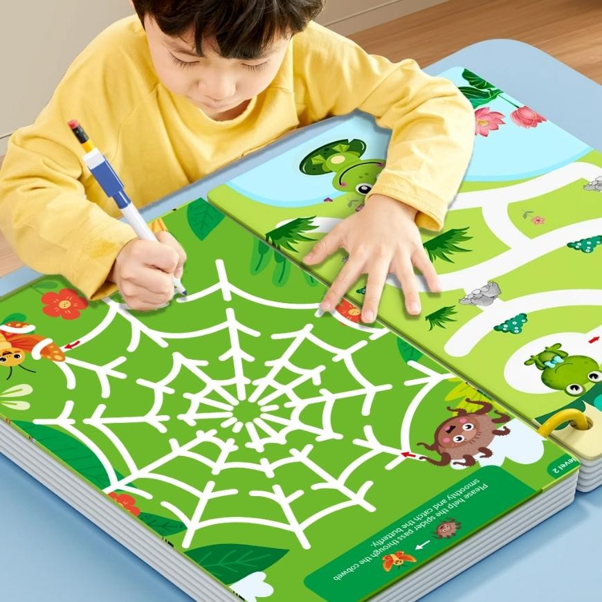 Children's Maze Training Book Whole-brain Potential Development ...