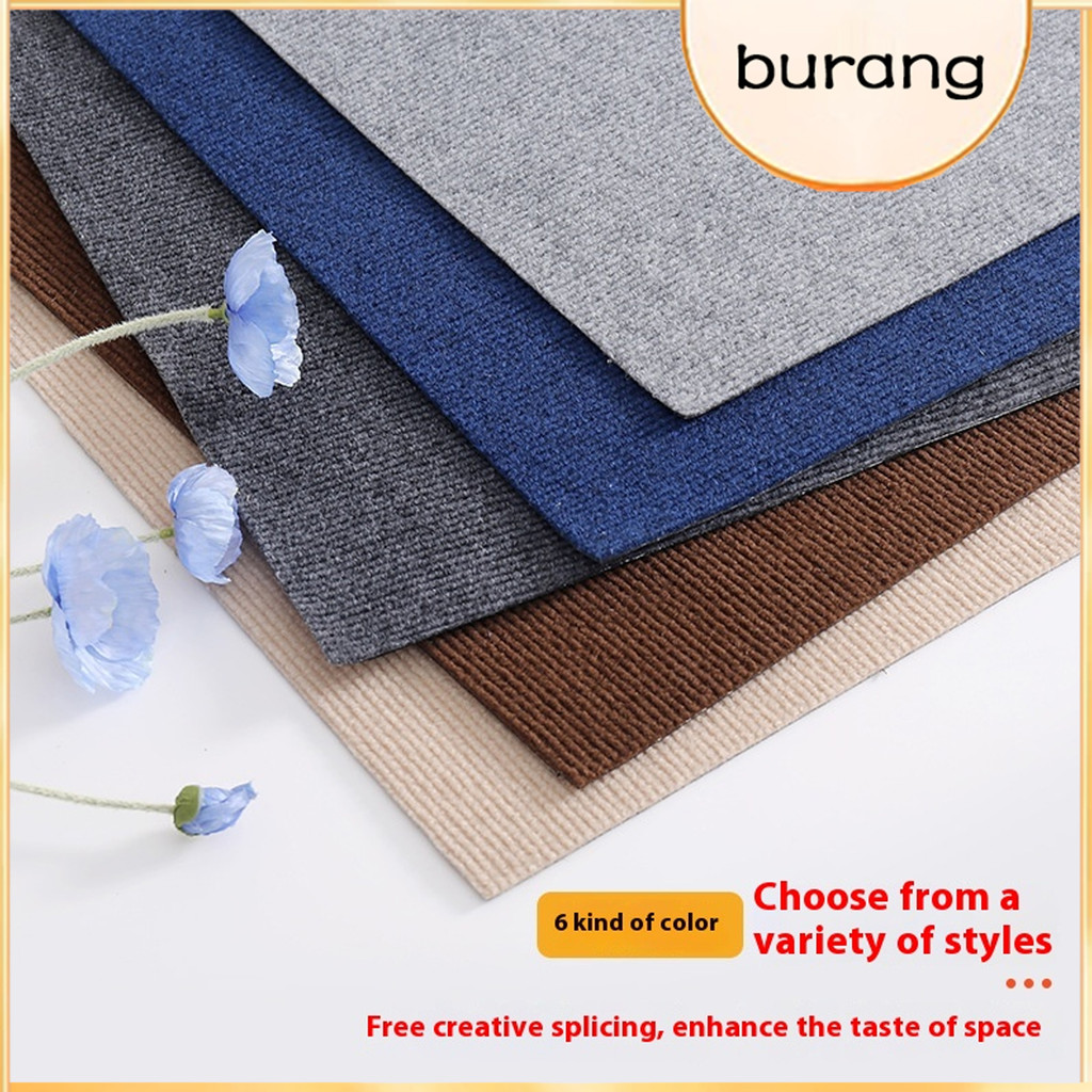 10 Pcs Stick On Carpet Tiles Easy Peel And Anti-Slip Self Adhesive ...
