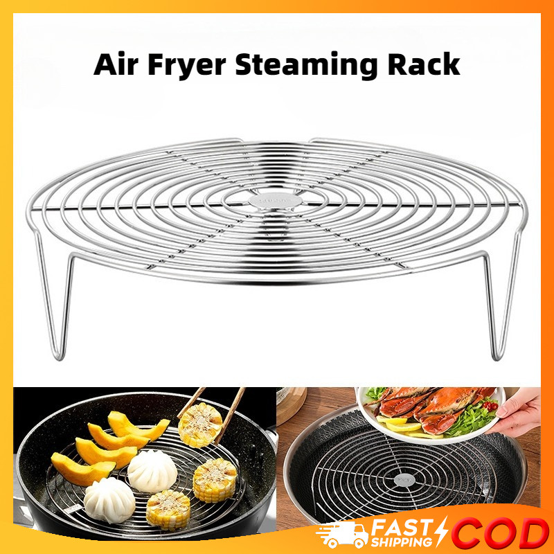 COD 304 Stainless Steel Steamer Rack Multifunction Pot Steaming Tray ...