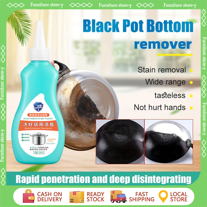 150ML Multi-functional Pot Bottom Black Scale Cleaner Degreaser ...
