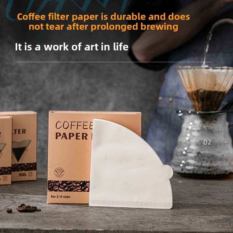 Coffee Filter Paper American Coffee Machine Conical Filter Paper White ...