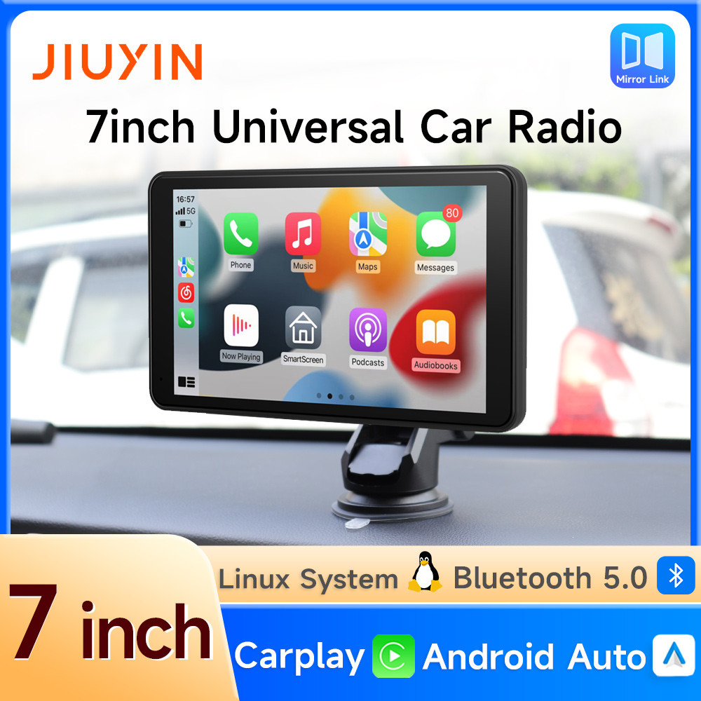 7inch Universal Car Radio Multimedia Video Player Wireless CarPlay ...