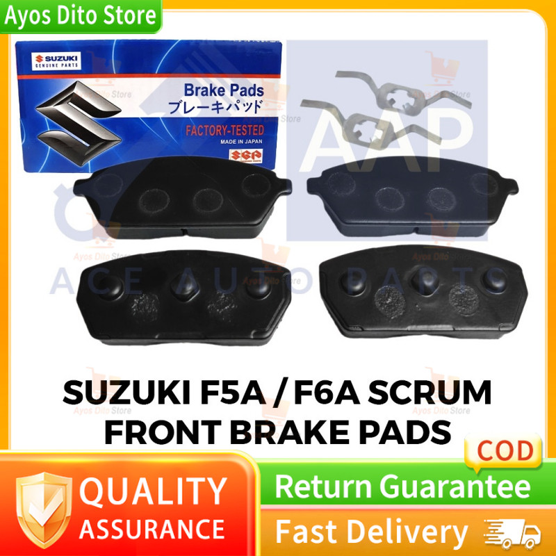 Front Brake Pads Suzuki Multicab F5A F6A Scrum Disc Pad | Shopee ...