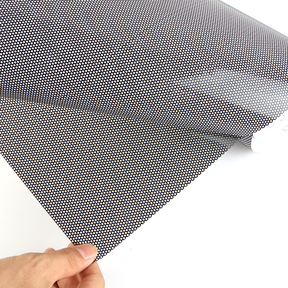 yohooo Skeleton Car Light Film Mesh Side Gear Sunshade Sticker Black ...