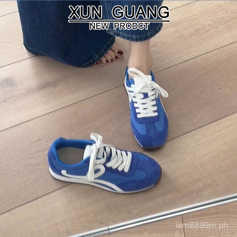 Cowhide Version~Vintage German Training Shoes for Women, Versatile ...