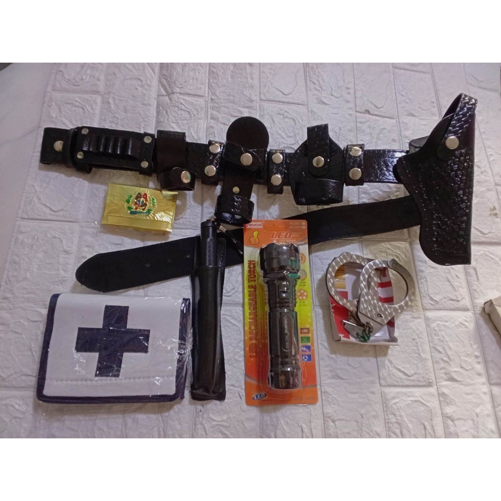 SECURITY GUARD SET COMPLete SET BELT | Shopee Philippines