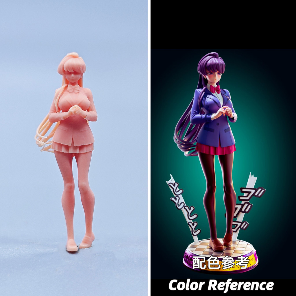 [Uh Hum Model] 1: 64 Doll 1: 43 Miniature White Model Kumi Classmate ...