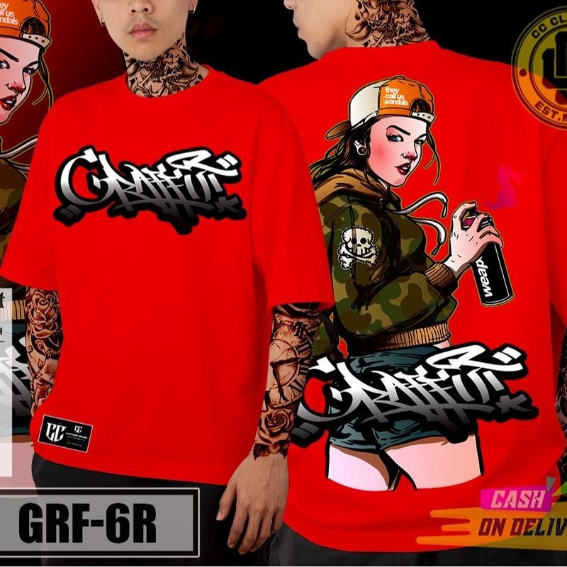 Graffiti - Unisex Oversized Tshirt