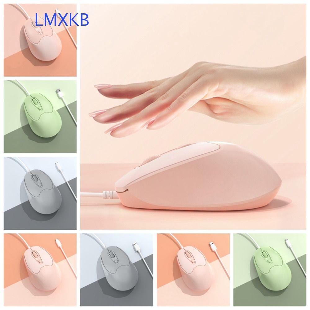LMXKB Wired Mute Mouse, ABS USB Type C Wired Mouse, Cute Mause Wired ...