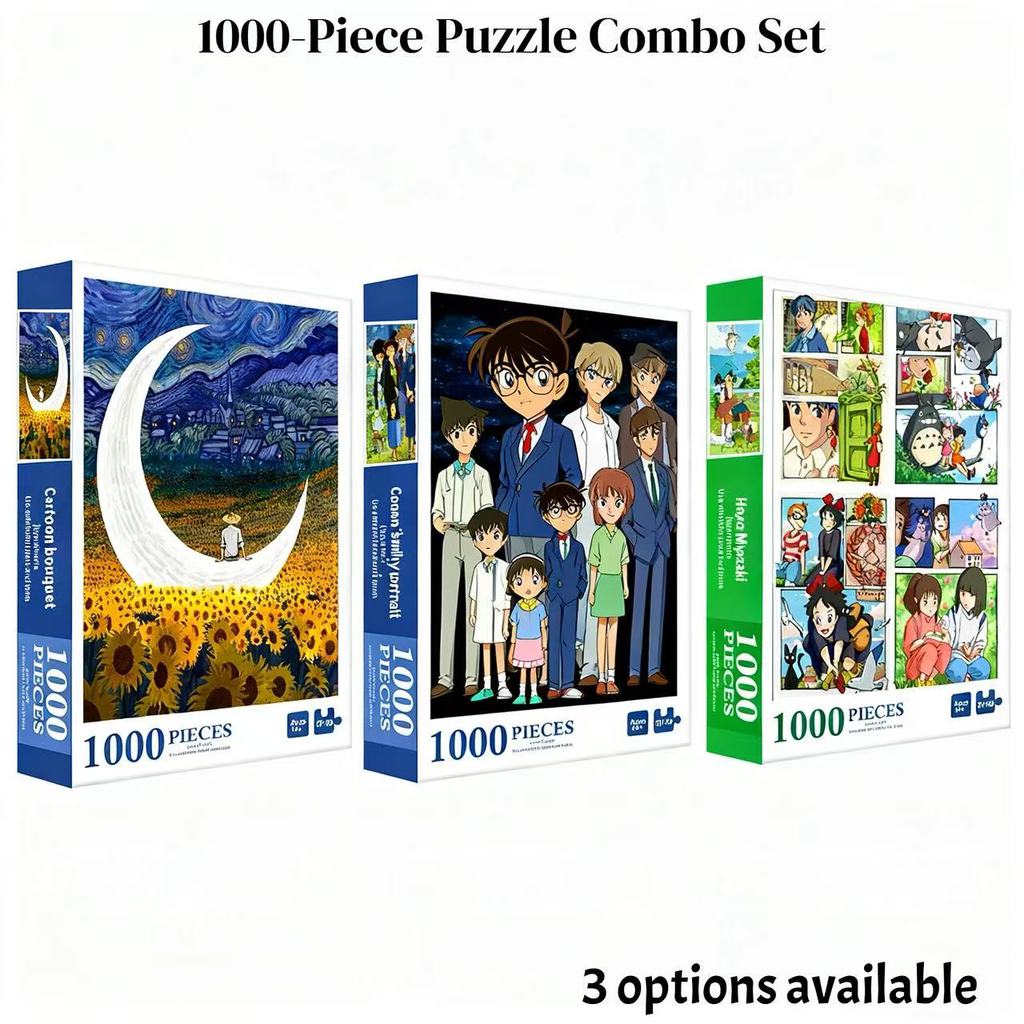 3 Options Available 1000-Piece Detective Conan Family Portrait Puzzle ...
