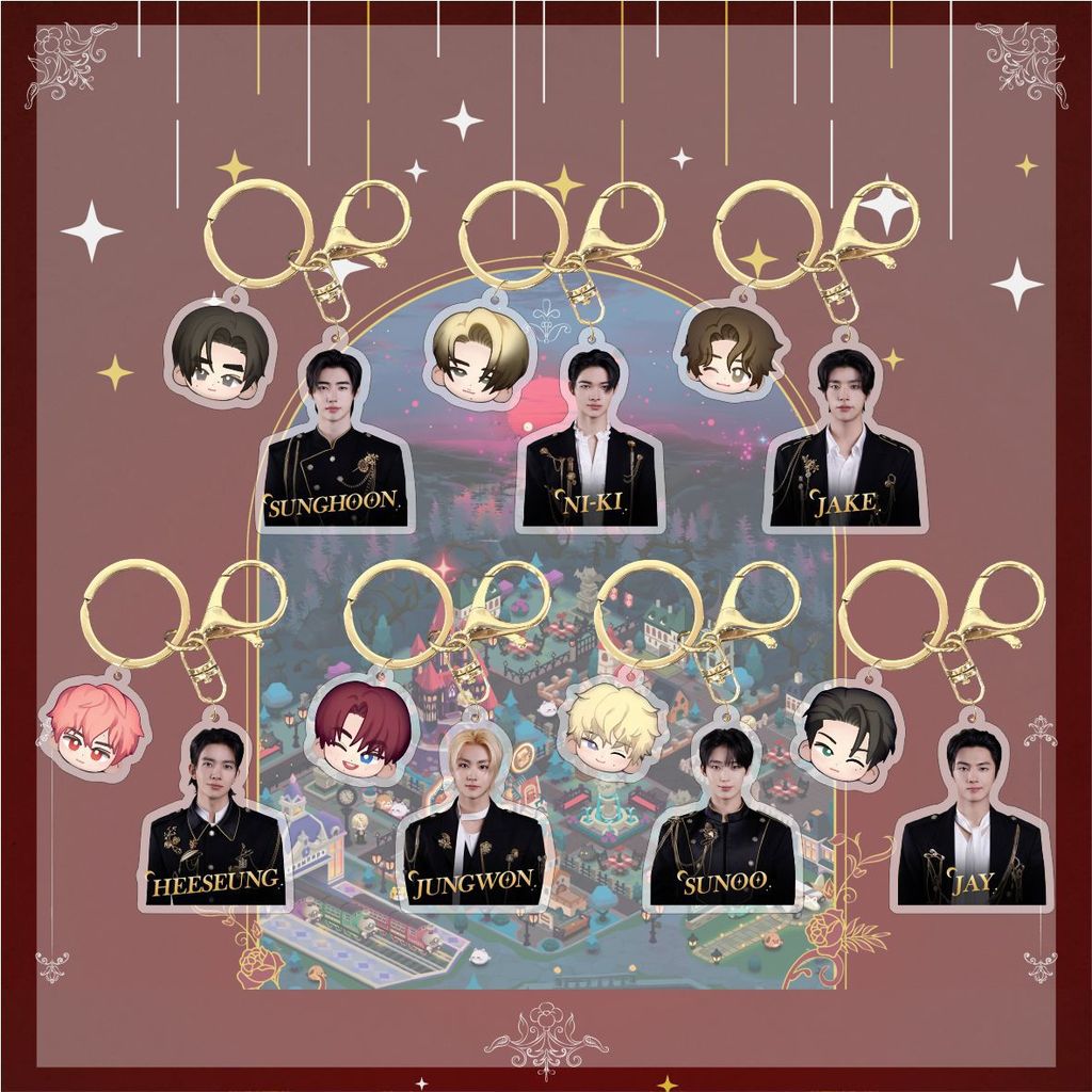 EN Transparent Acrylic Keychain ROMANCE UNTOLD Daydream JUNGWON ...