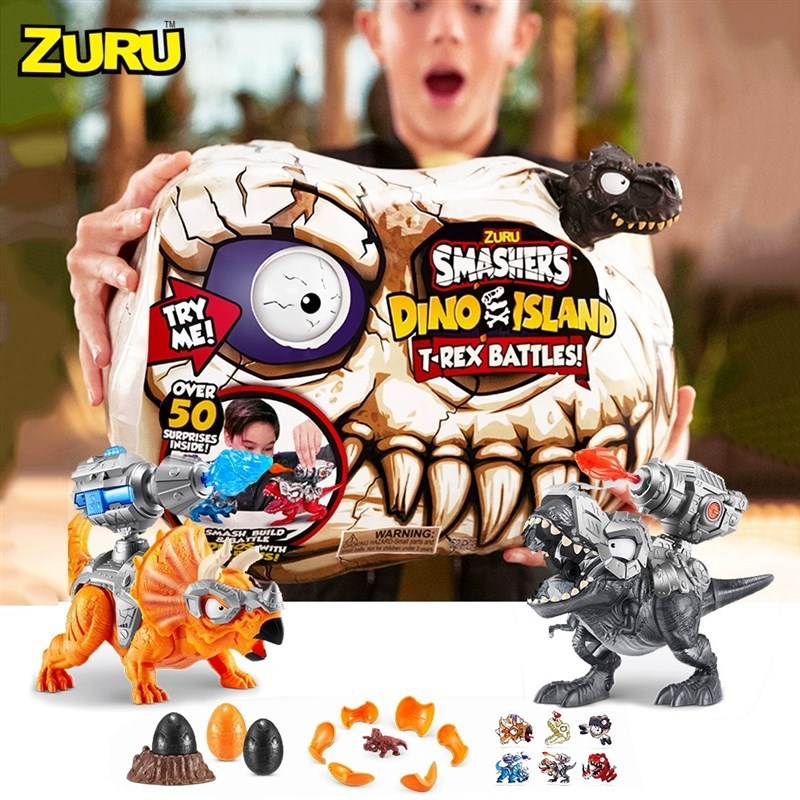 ZURU Burst Boy Dinosaur Battle Blind Box Tricky Treasure Hunt Zombie ...