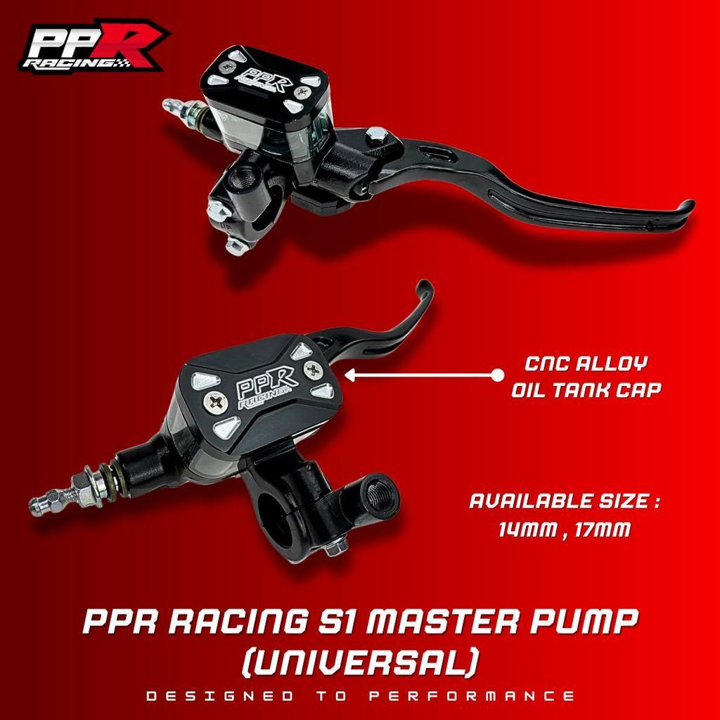 PPR RACING S1 MASTER PUMP (UNIVERSAL) 14MM 17MM PNP ONLY | Shopee ...