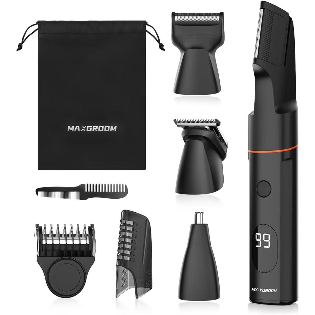 Manscape Body Hair Trimmer for Men, Waterproof Pubic, Groin & Ball ...