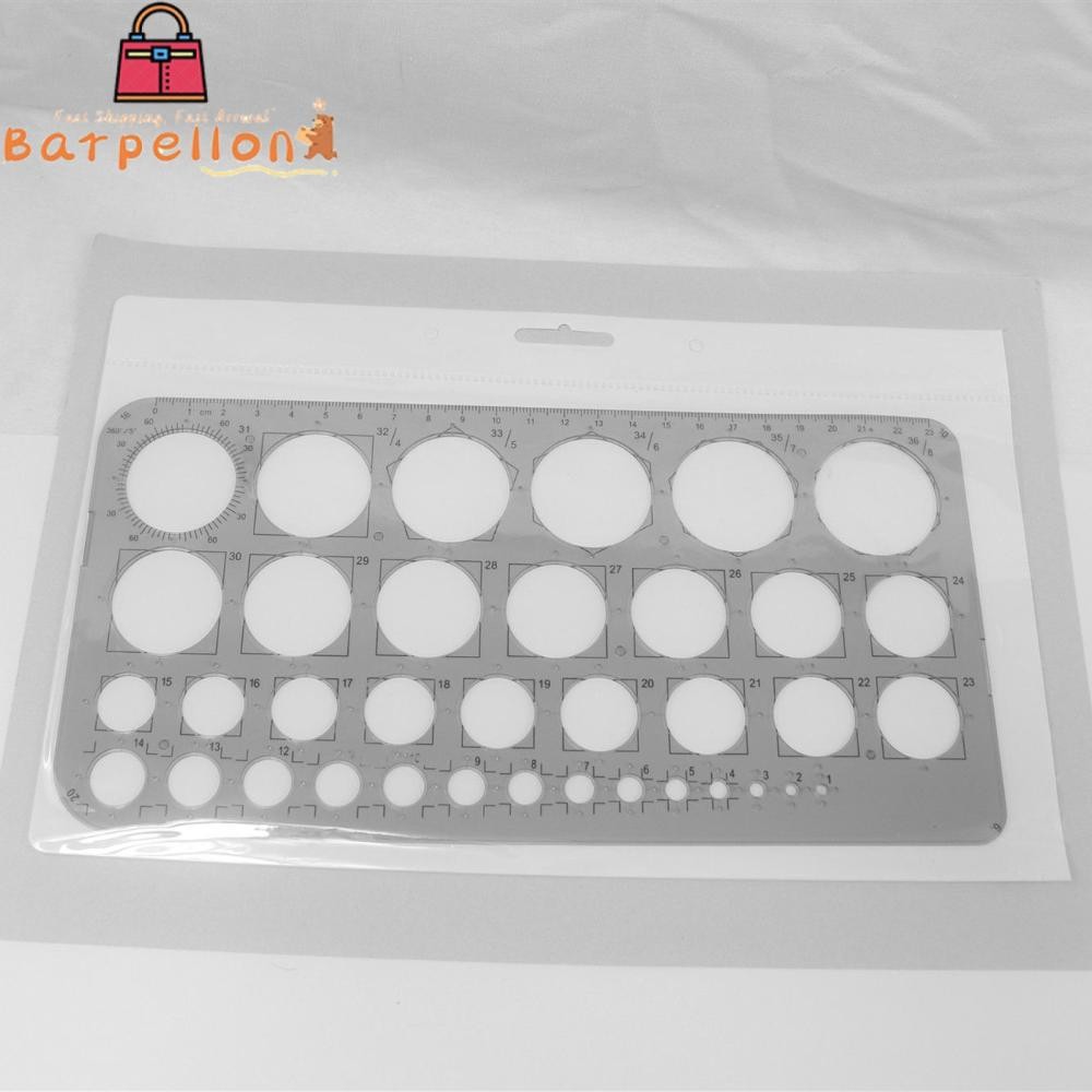 BARPELLON Draw A Circle Template Ruler Drawing Tools Special Ruler For ...