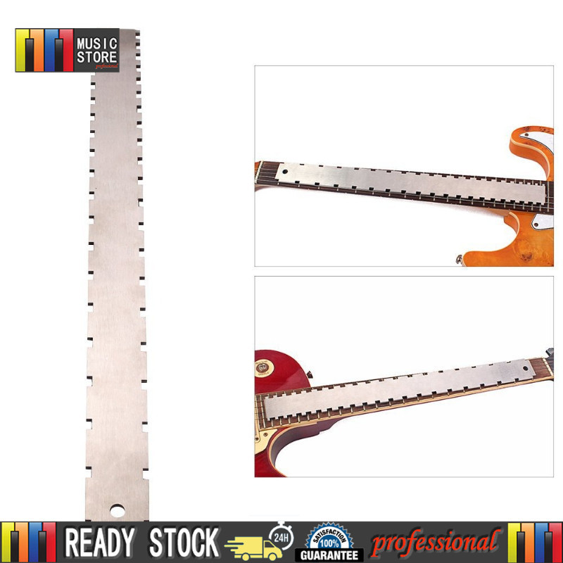 1 Pack Universal Guitar Neck with Notch Straight Edge Double Scale Neck ...