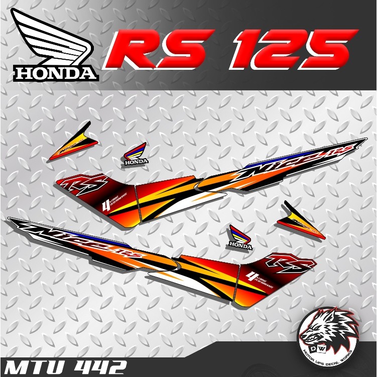 HONDA NICE 125 STOCK DECAL, PREMIUM QUALITY, EASY INSTALL | Shopee ...
