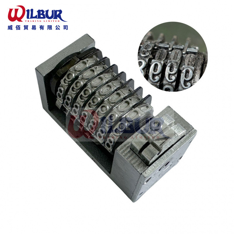 1Pc 4X8 Numbering Machine 7 Digits (3 Digits Sinking) Backward Font ...