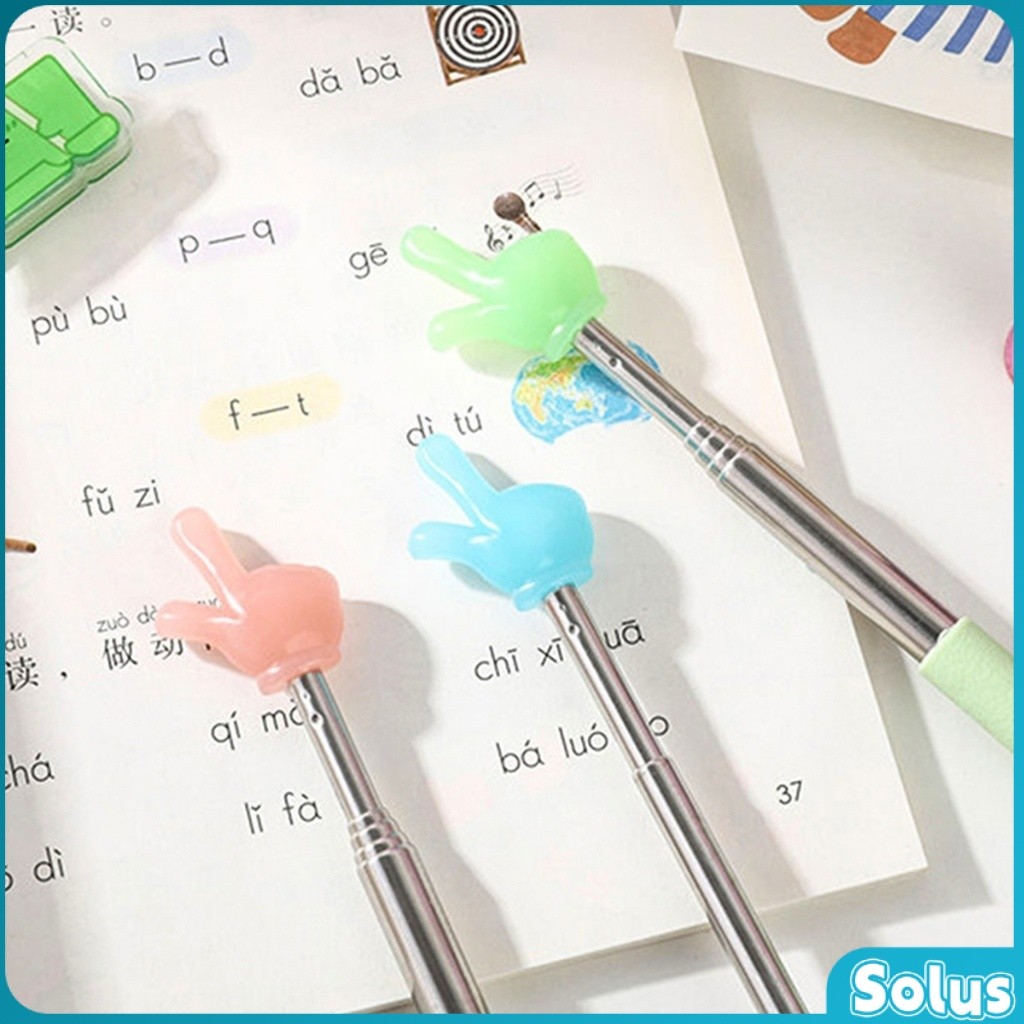 SL Retractable Finger-Shaped Teaching Pointer with Night Glow for ...