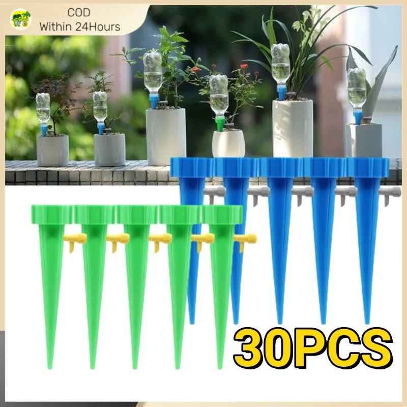 30Pcs Self-Watering Spike Dripper Home Garden Adjustable Automatic ...